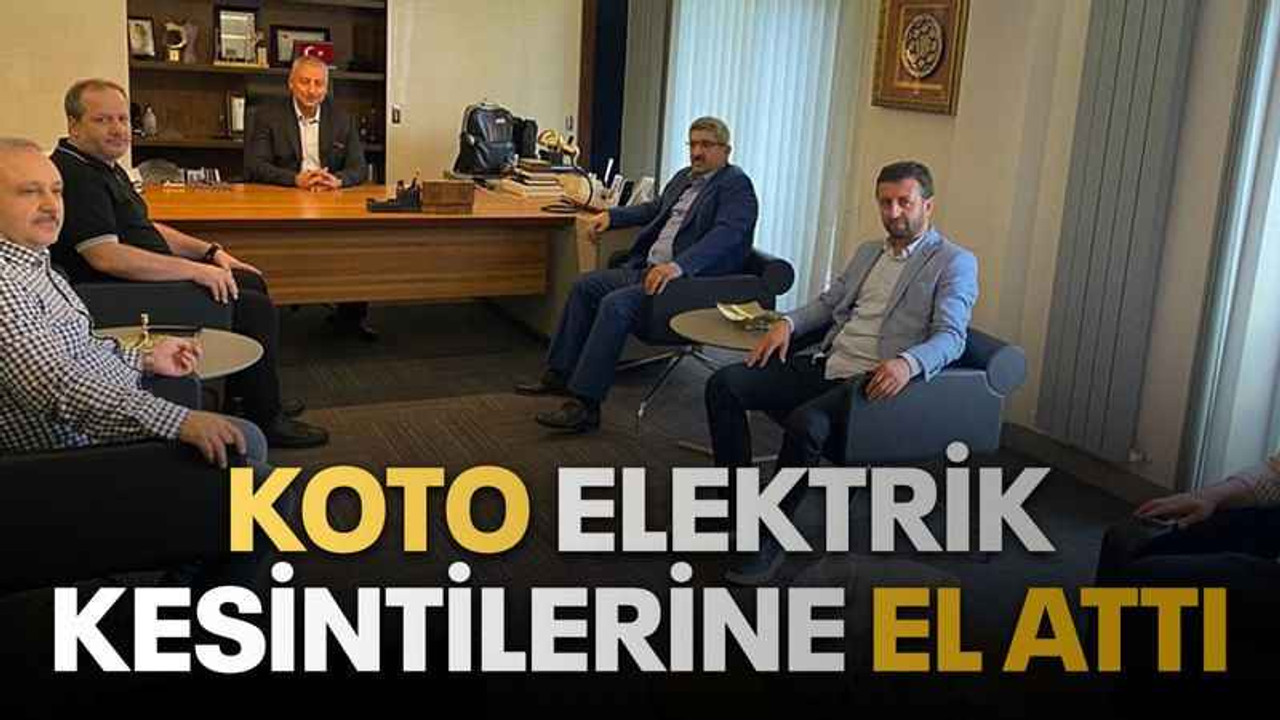 KOTO elektrik kesintilerine el attı